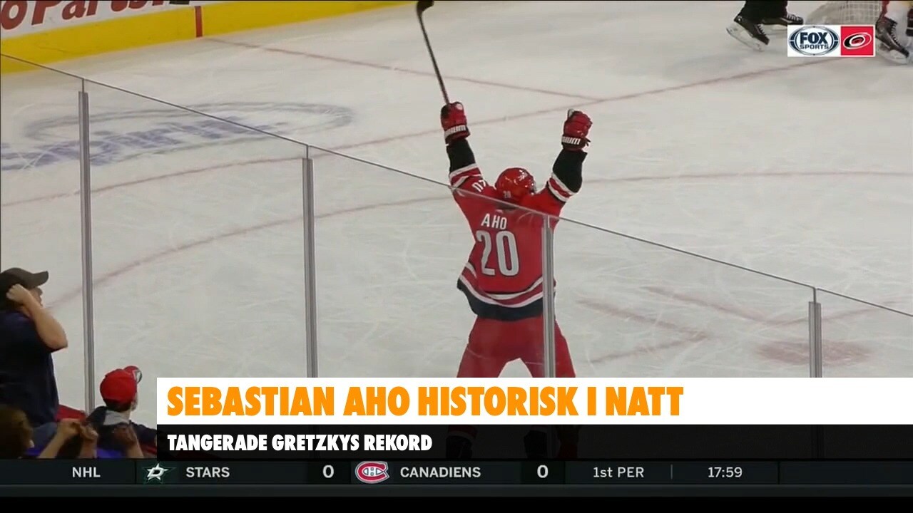 Här blir Sebastian Aho historisk