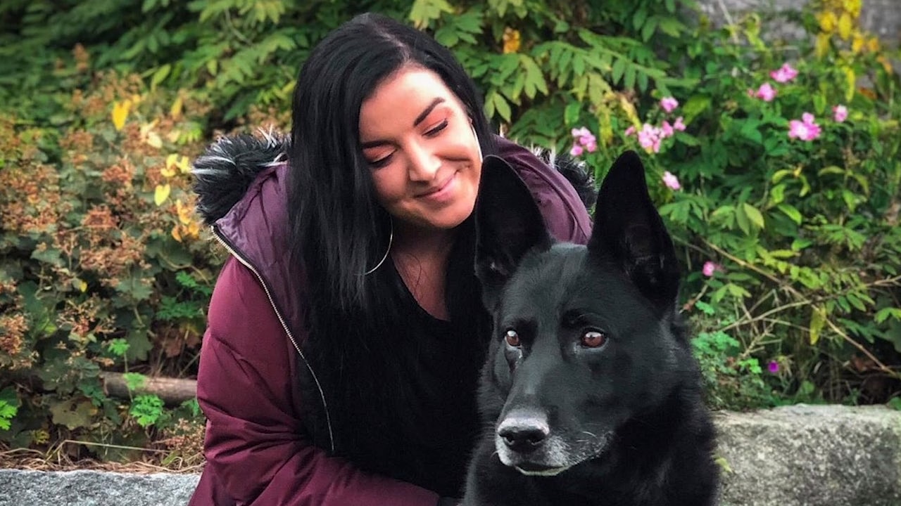 Hjältehunden Larrac räddade Jennifer, 26, när hon utsattes för våldtäktsförsök