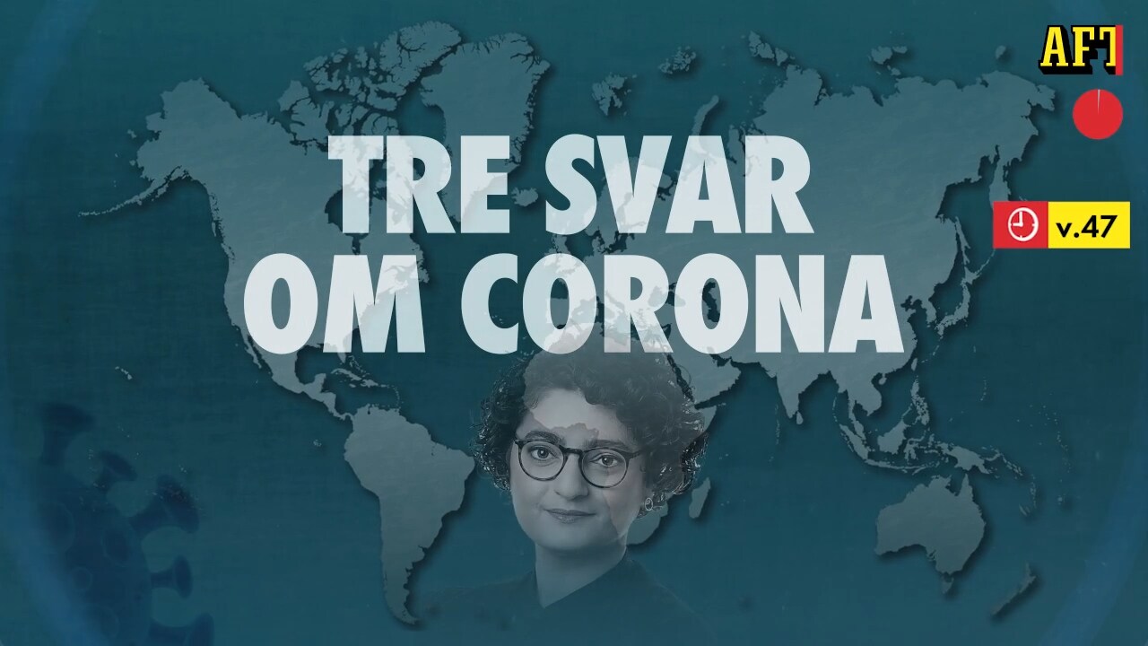 Tre svar om corona – med Nivette Dawod v.47