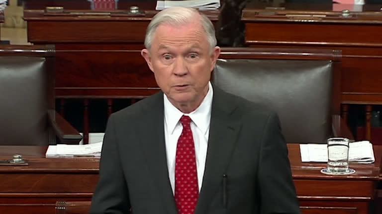 Sessions vald till USA:s justitieminister