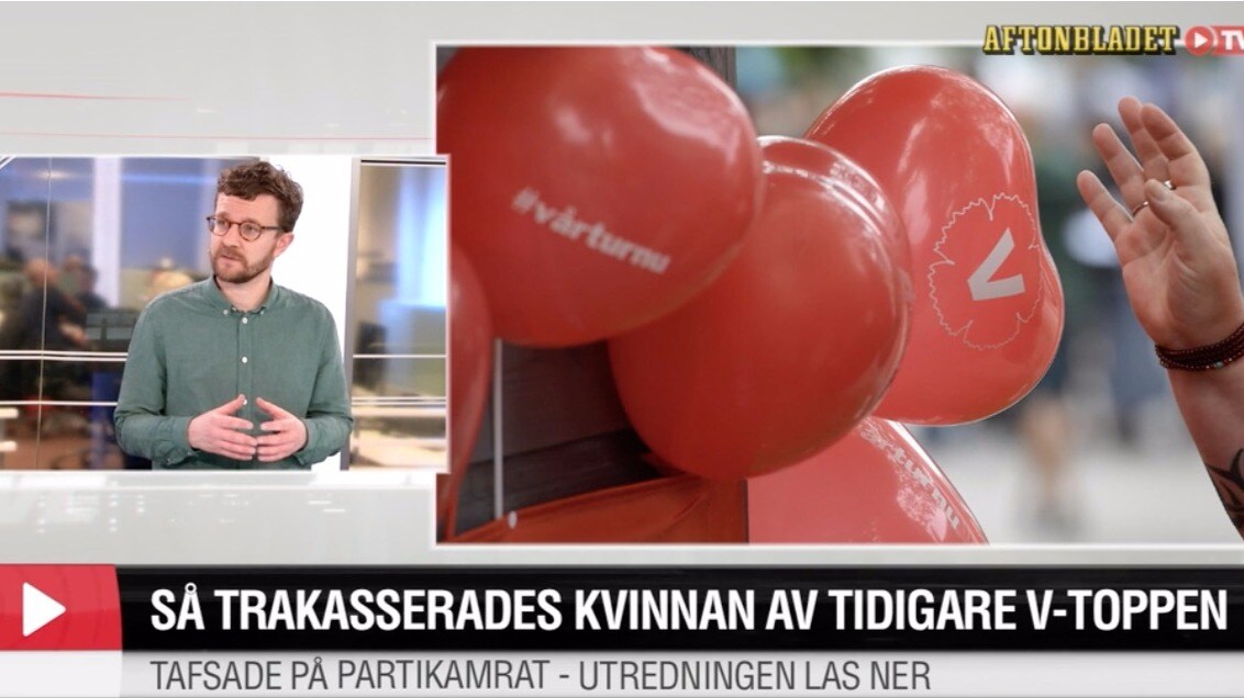 Så trakasserades kvinnan av tidigare V-toppen