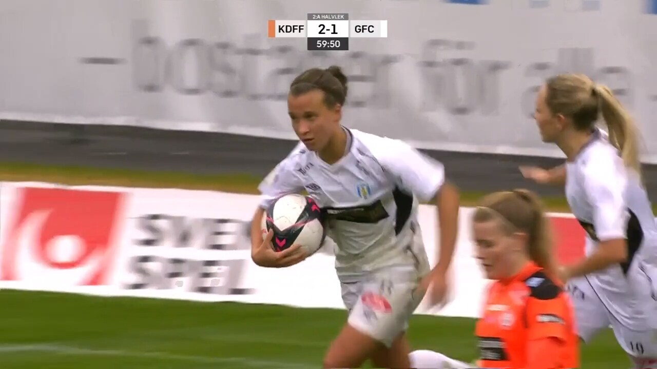 Talangen poängräddare  för Kopparberg/Göteborg