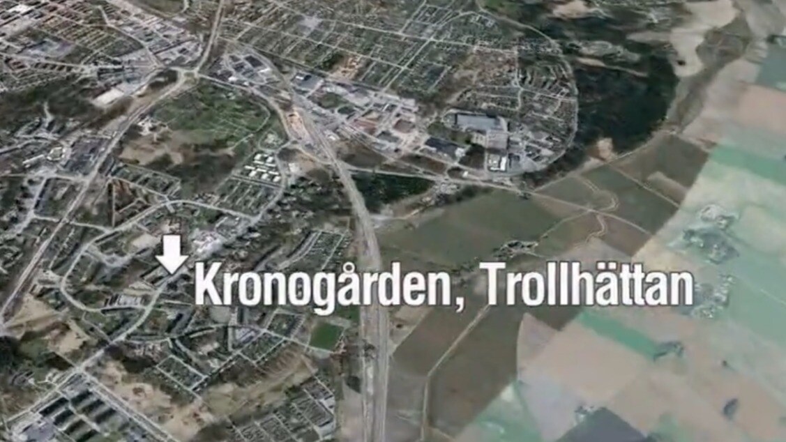 Våldsamt upplopp i Trollhättan