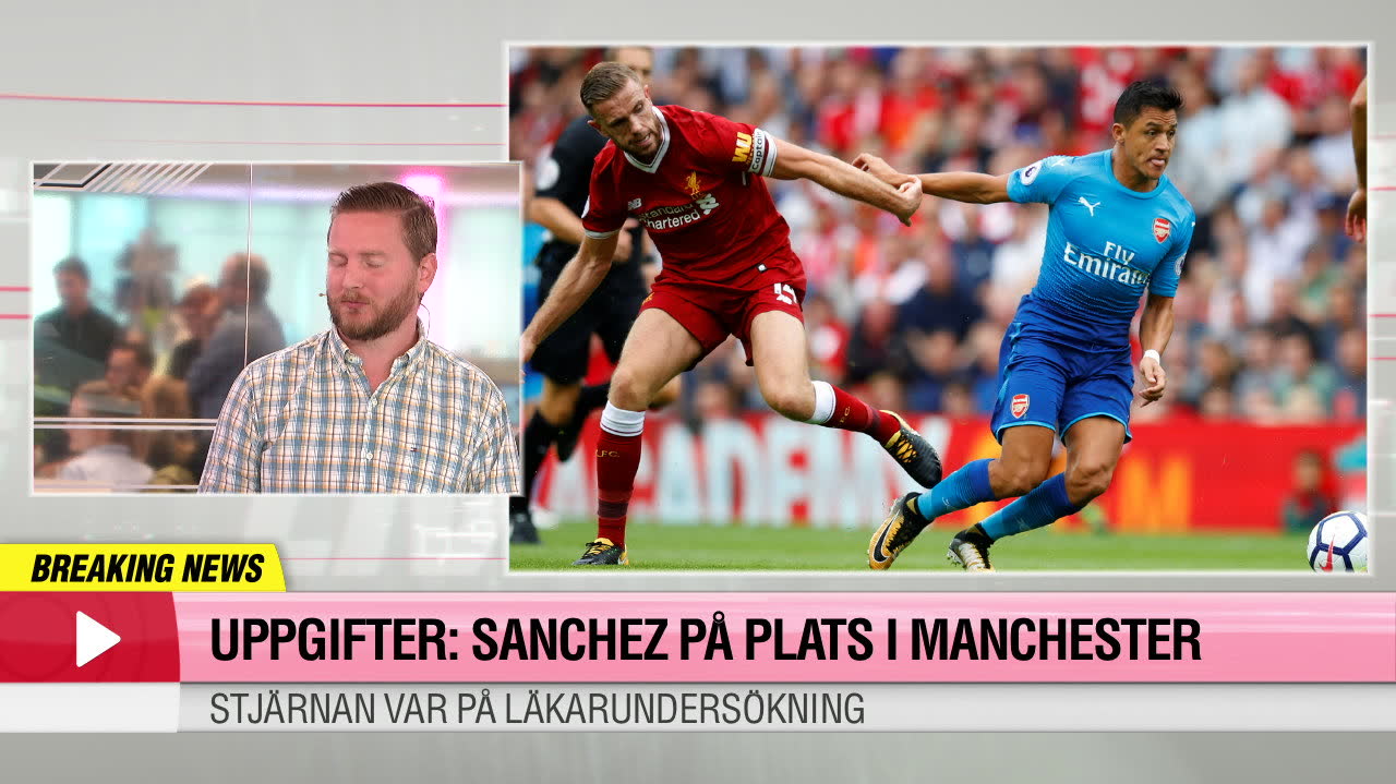 Uppgifter: Sanchez på plats i Manchester