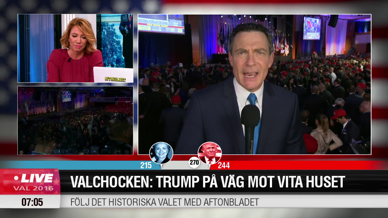 "Trump-supportrarna är exalterade"