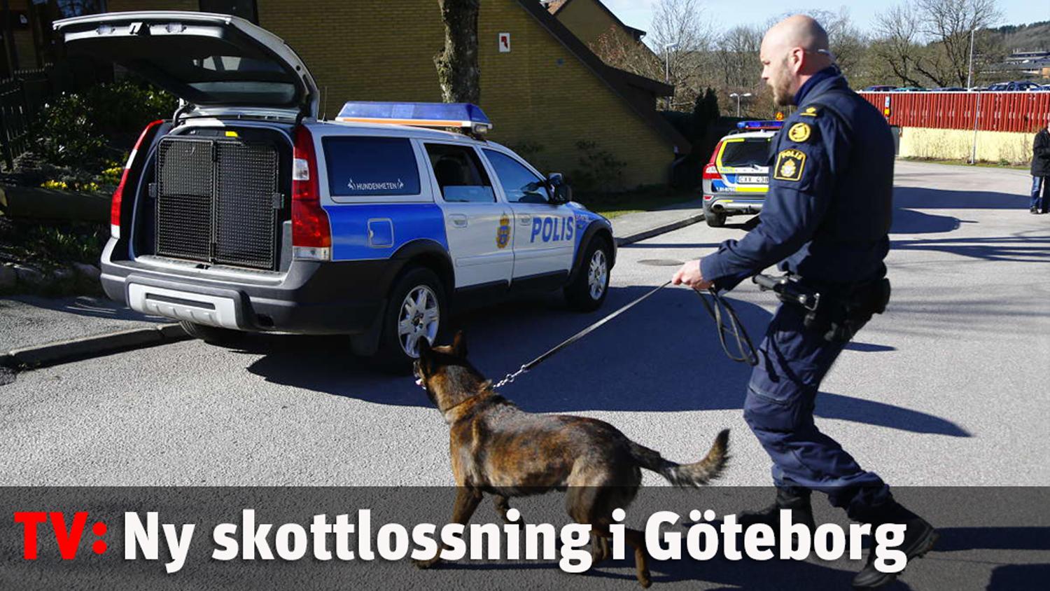 Två personer skjutna till döds i Göteborg