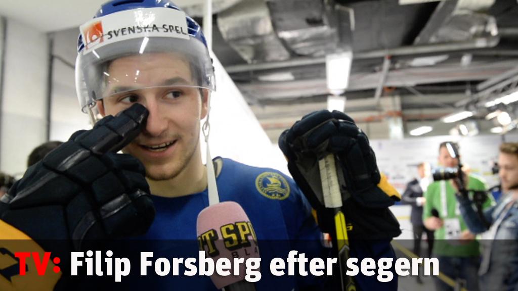 Filip Forsberg nöjd efter segern