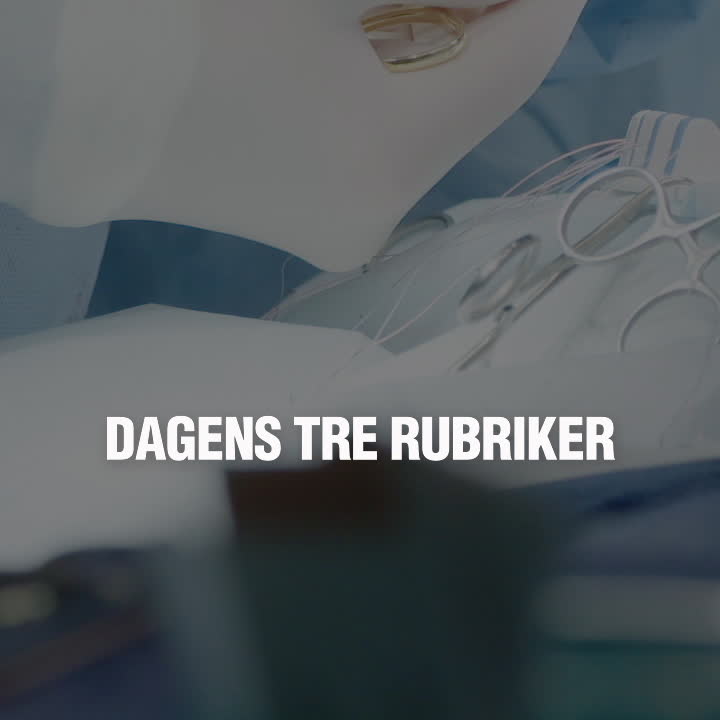 Dagens tre rubriker