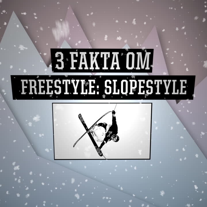 Tre OS-fakta om slopestyle