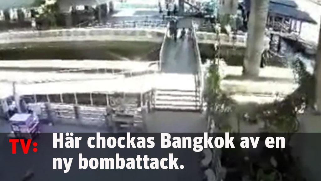 Här chockas Bangkok av en ny bombattack