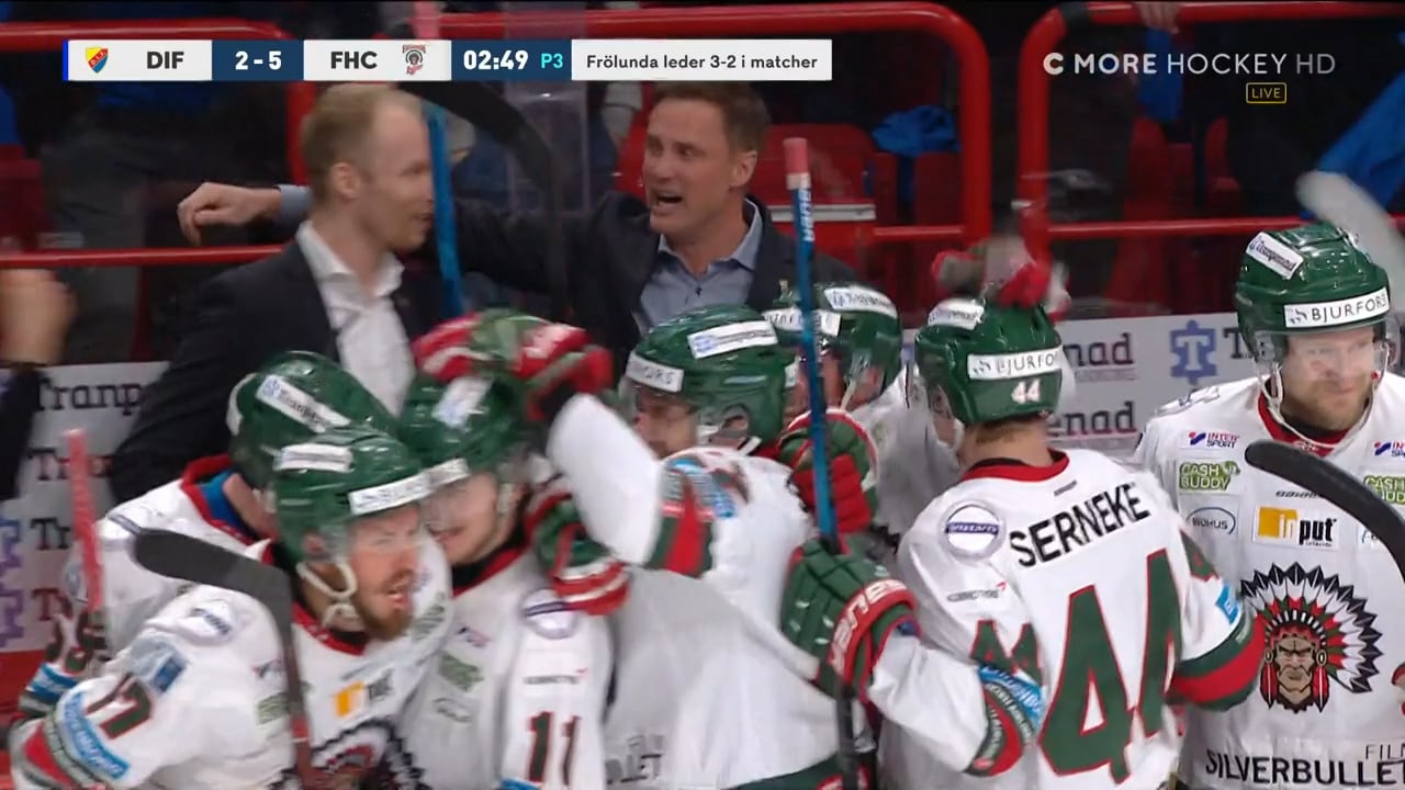 Här tar Frölunda SM-guld i Globen