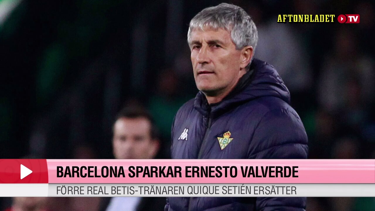 Barcelona sparkar Valverde – han tar över