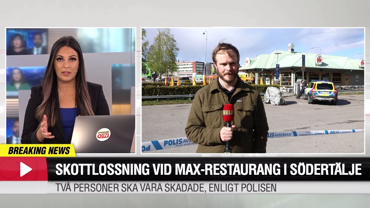 Hör Aftonbladets reporter om skottlossningen vid Max-restaurang