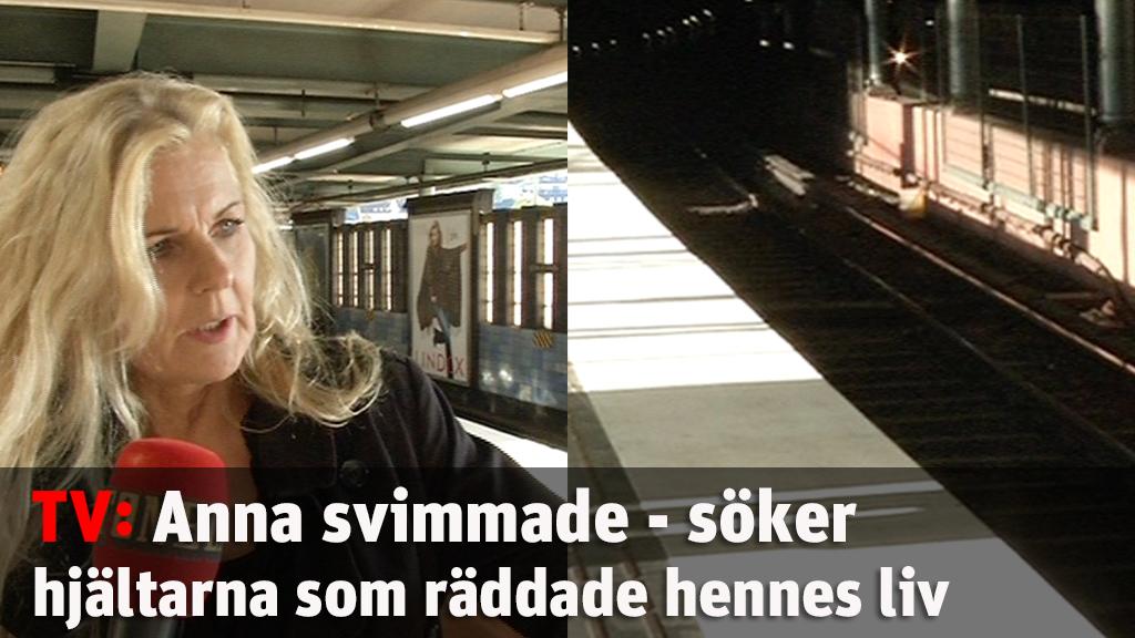 Anna svimmade - söker hjältarna som räddade hennes liv