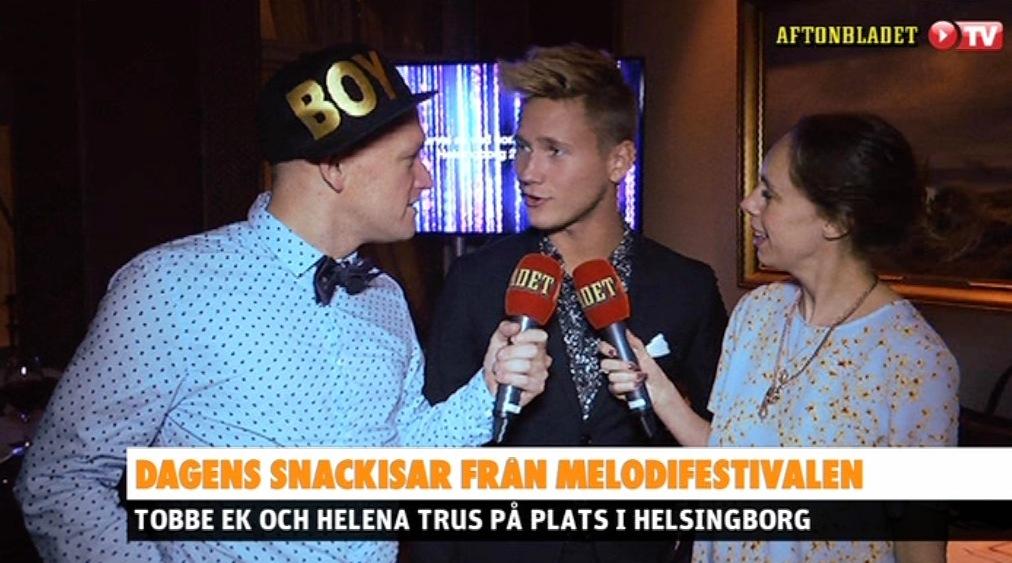 Schlagerstjärnans "kärlekskupp" i tv och Samirs magont - dagens snackisar från Melodifestivalen