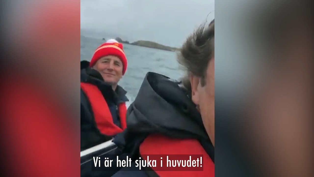 Här tar supportrarna gummibåten till CL-finalen