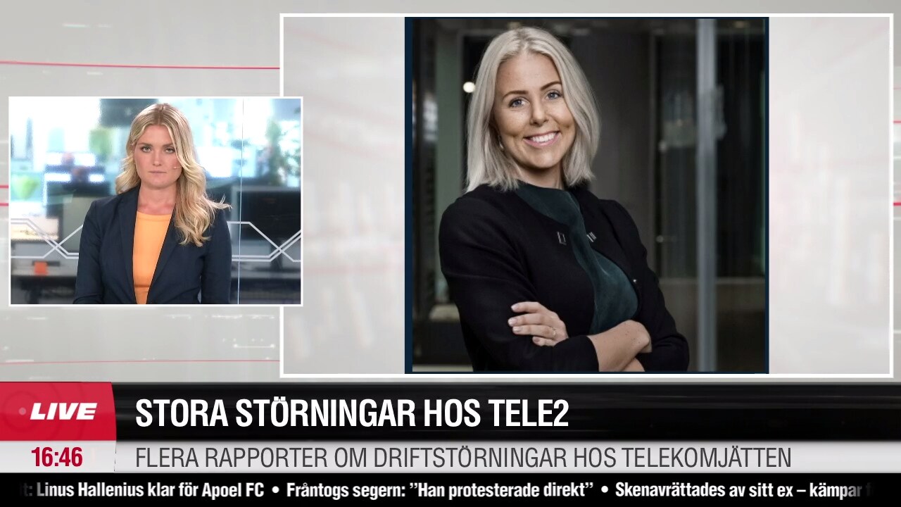 Stora störningar hos Tele2