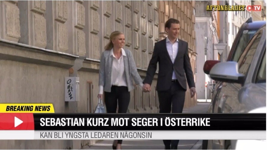 Sebastian Kurz mot seger i Österrike