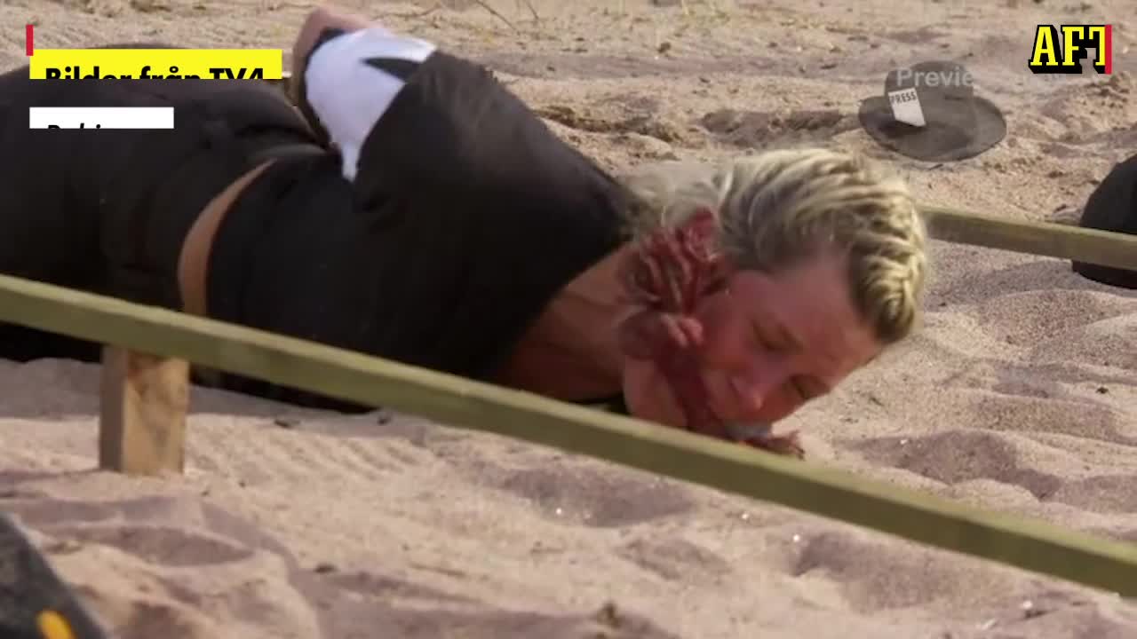 Här får Joanna läkarvård efter skadan i Robinson