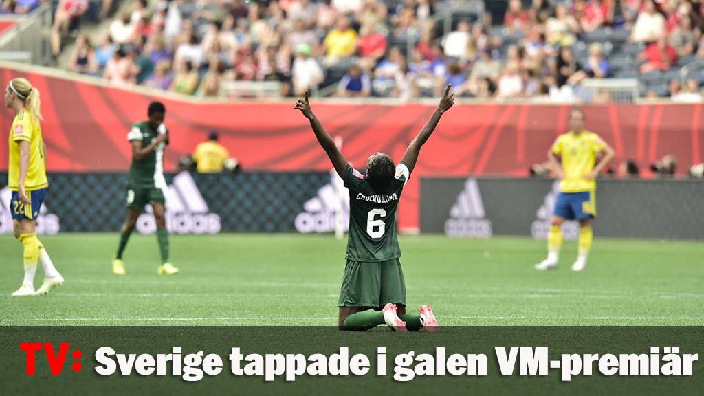 Sverige tappade i galen VM-premiär