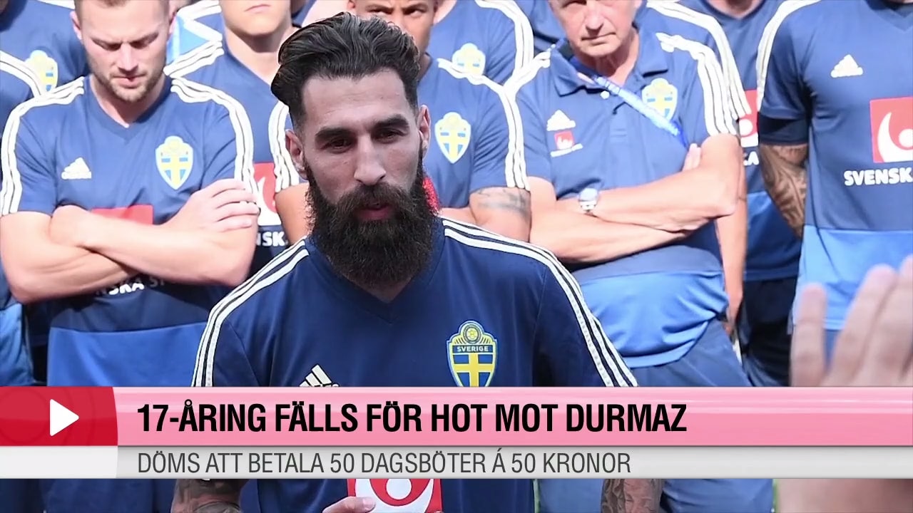 17-åring fälls för hot mot Jimmy Durmaz under fotbolls VM