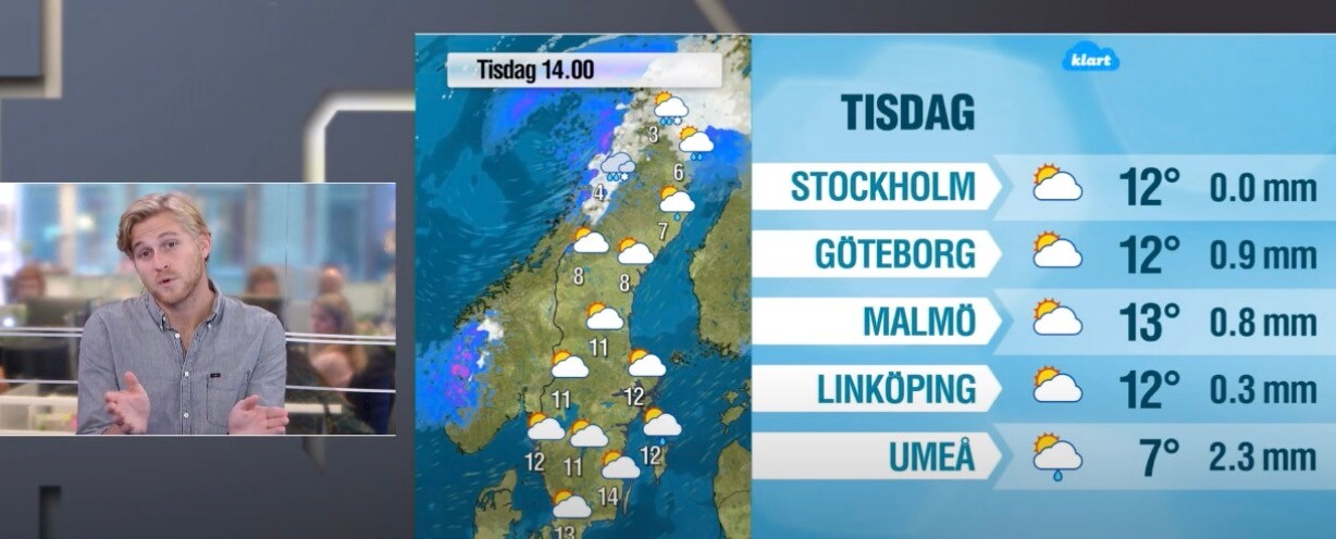 Så blir vädret kommande dagar: ”Två decimeter snö kan komma”