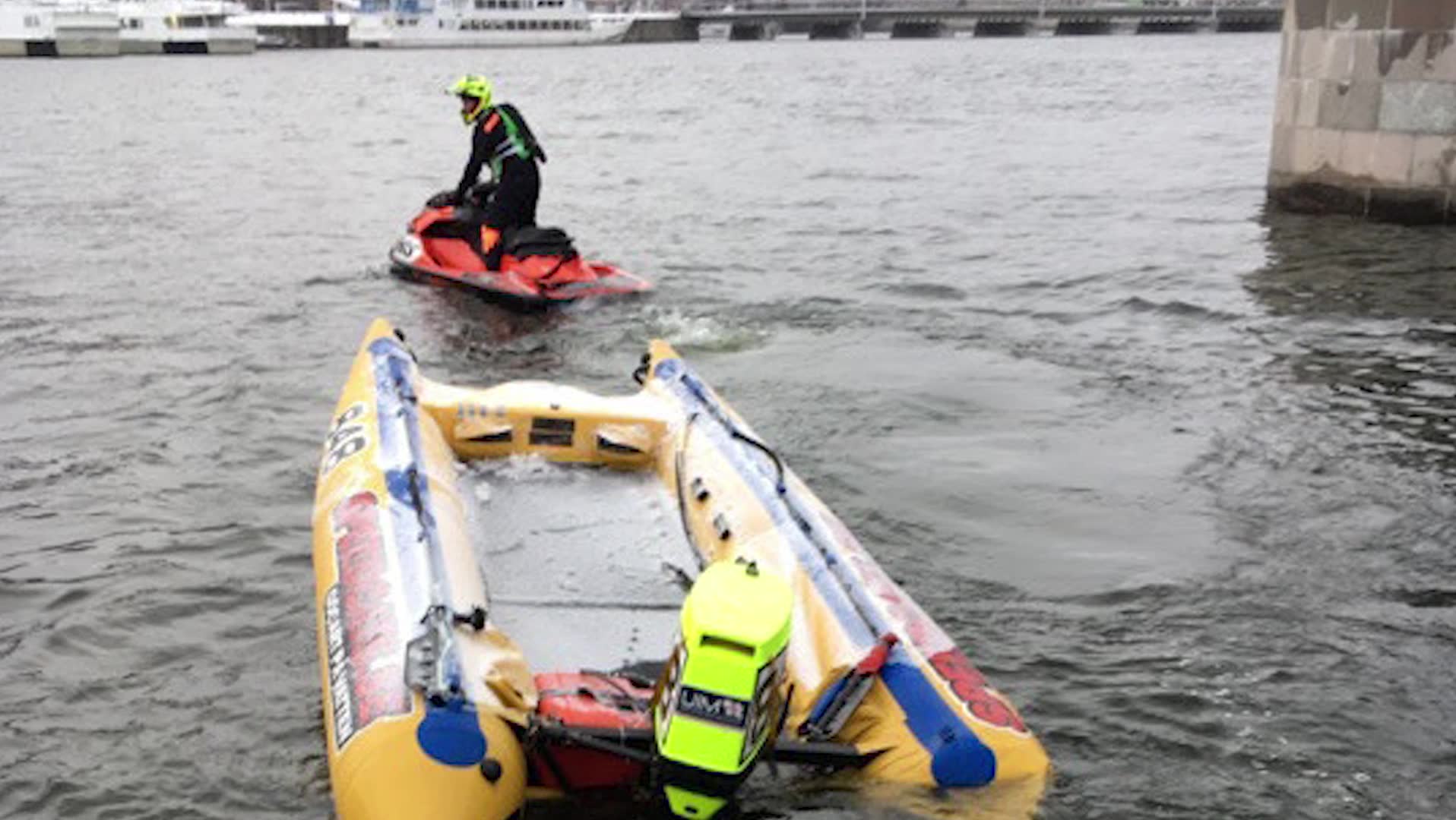 Firade lucia på vattnet - fick sitt ben kapat av propeller