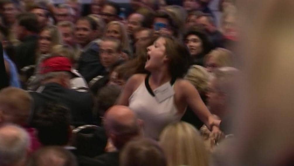 Här störs Trump - 14 gånger under talet