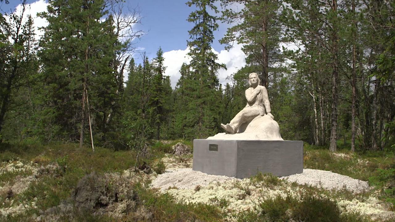 Greta Garbo hyllas med staty - på hemlig plats