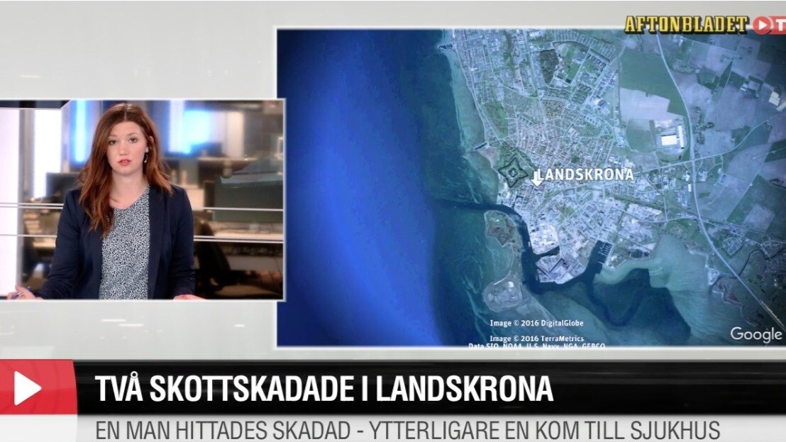 Två skottskadade i Landskrona