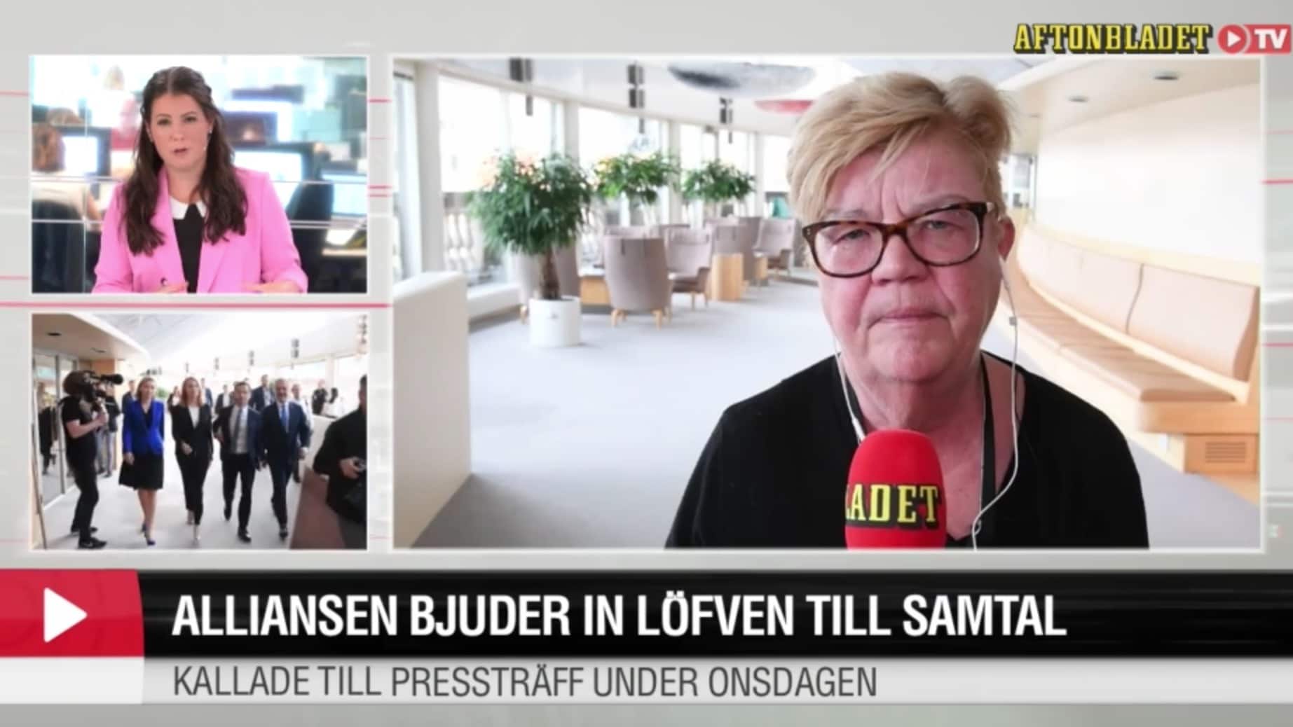 Alliansen bjuder in Löfven till samtal