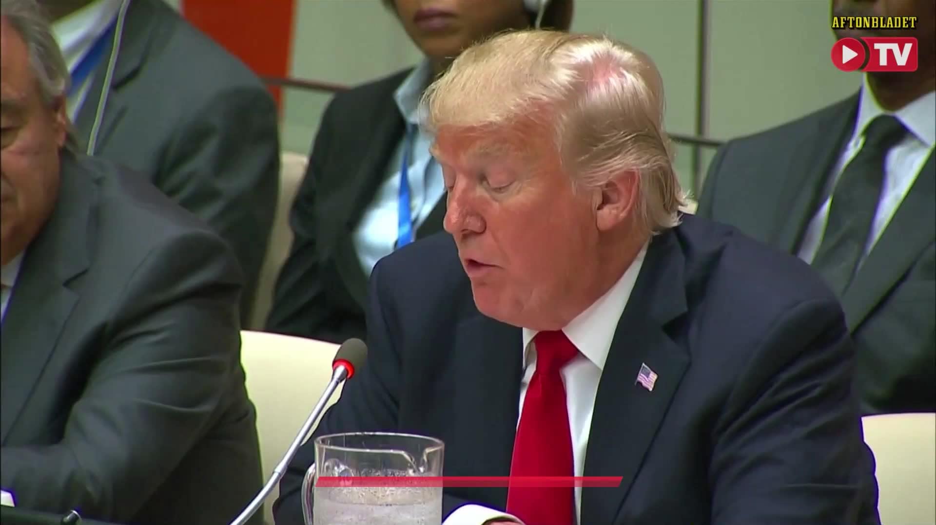 I dag talar Donald Trump i FN