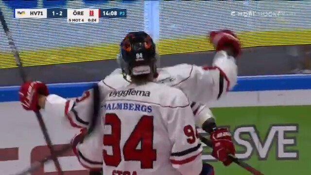 Örebro serieledare efter vändning mot HV71