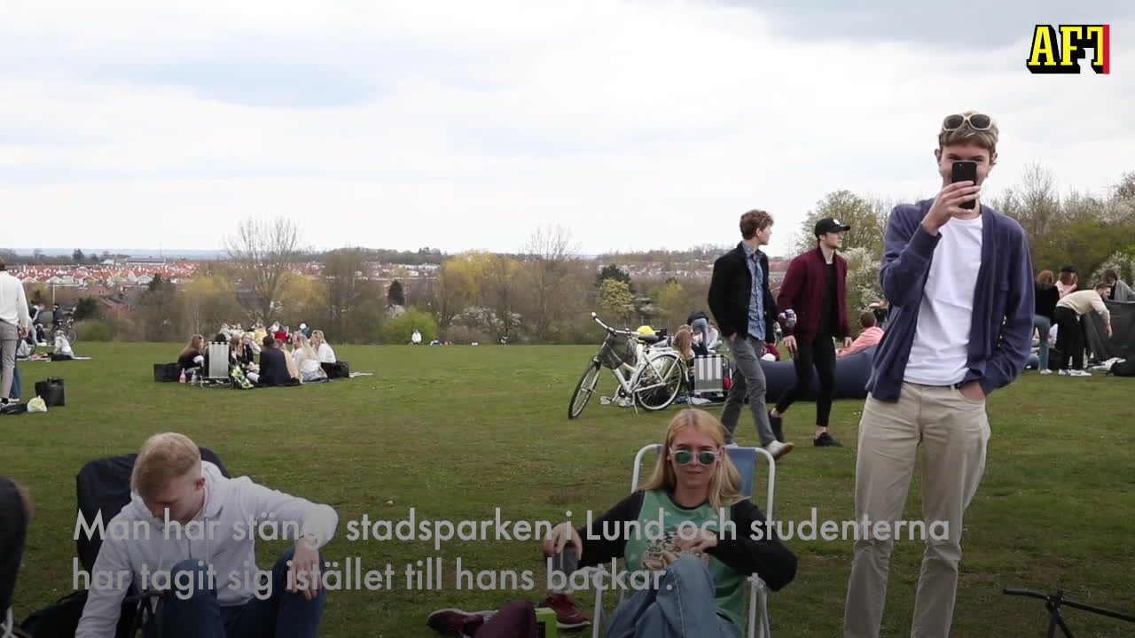 Stadsparken stängd – Lundastudenterna festar ändå