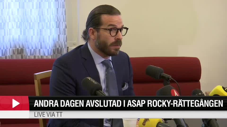 Andra dagen avslutad i ASAP Rocky-rättegången