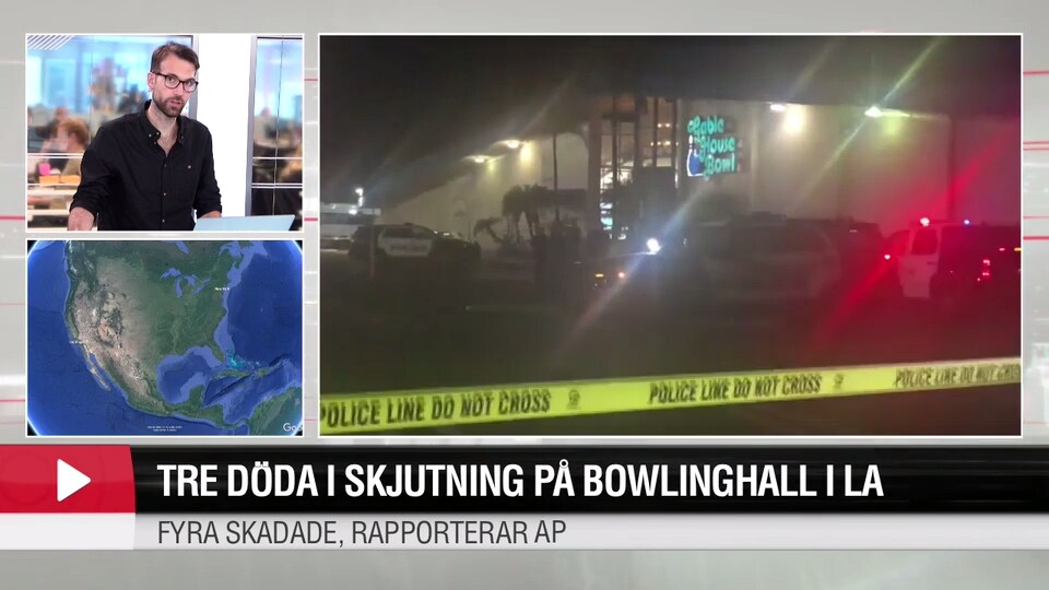 Skjutning på bowlinghall i Kalifornien