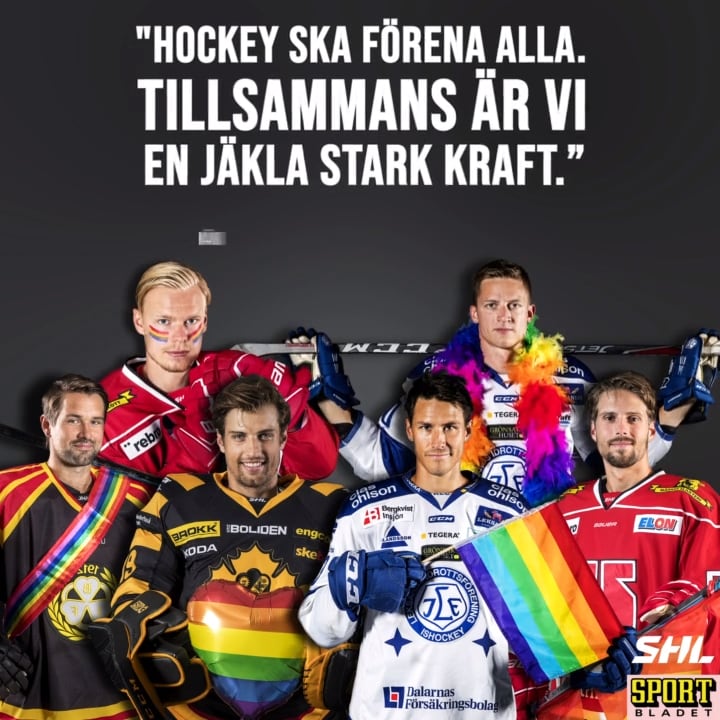 Sportbladet och SHL lanserar Pride-vecka