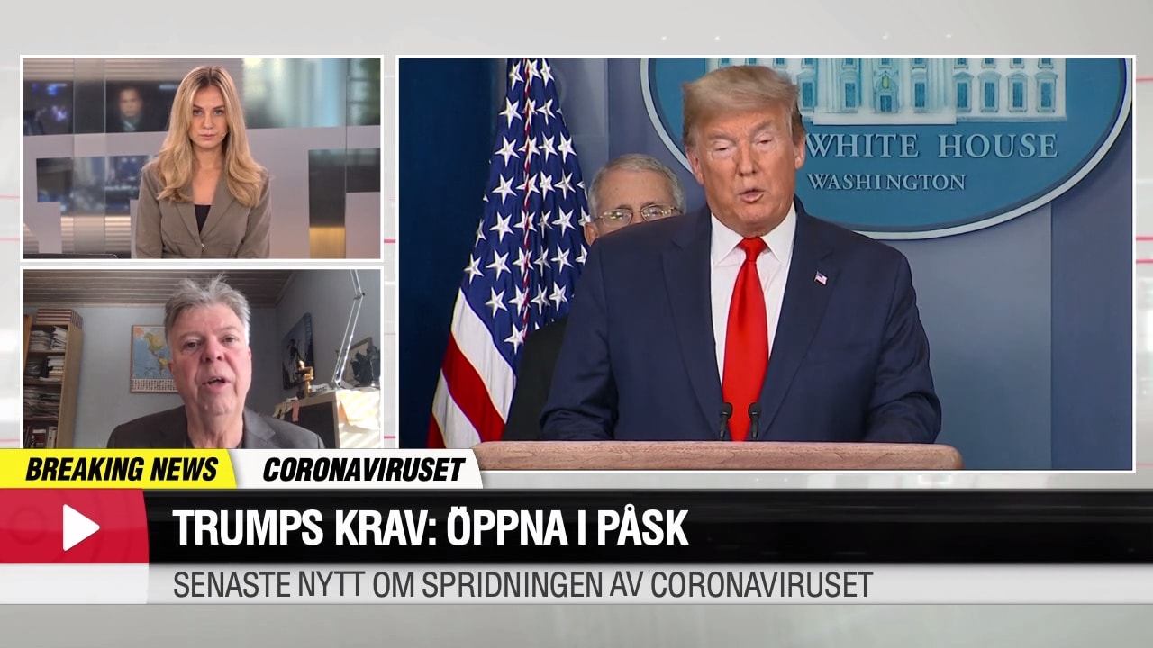 "Första goda nyheten i USA" - hör Wolfgang Hansson om stödpaket i USA