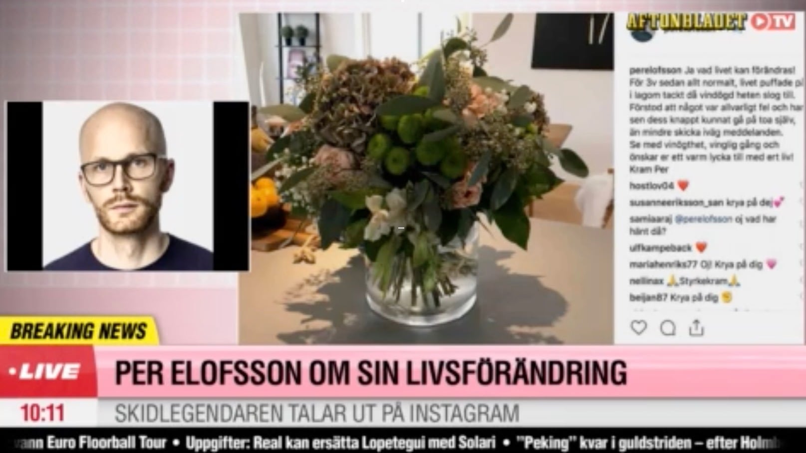 Bergström: ”Väldigt ledsamt - verkar allvarligt sjuk”