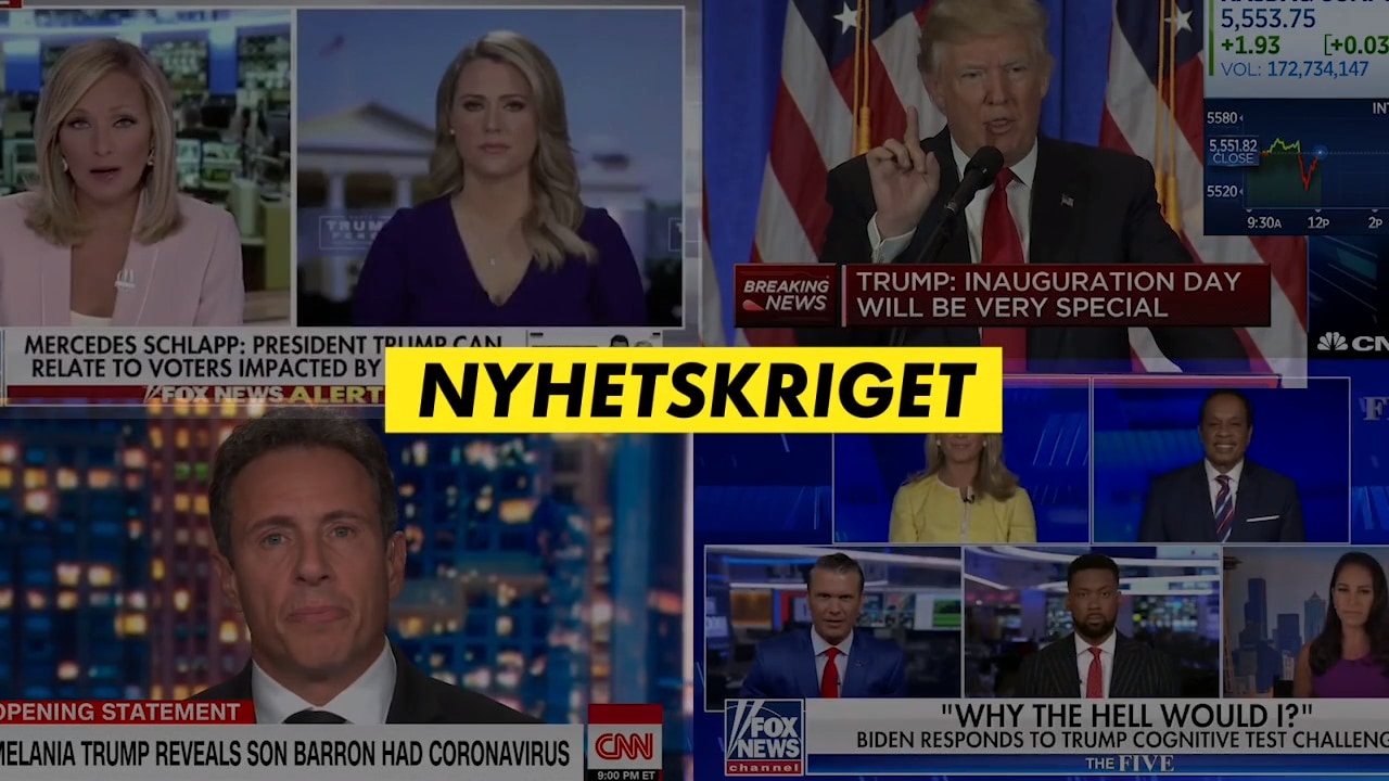 Nyhetskriget – så splittrade medierna USA