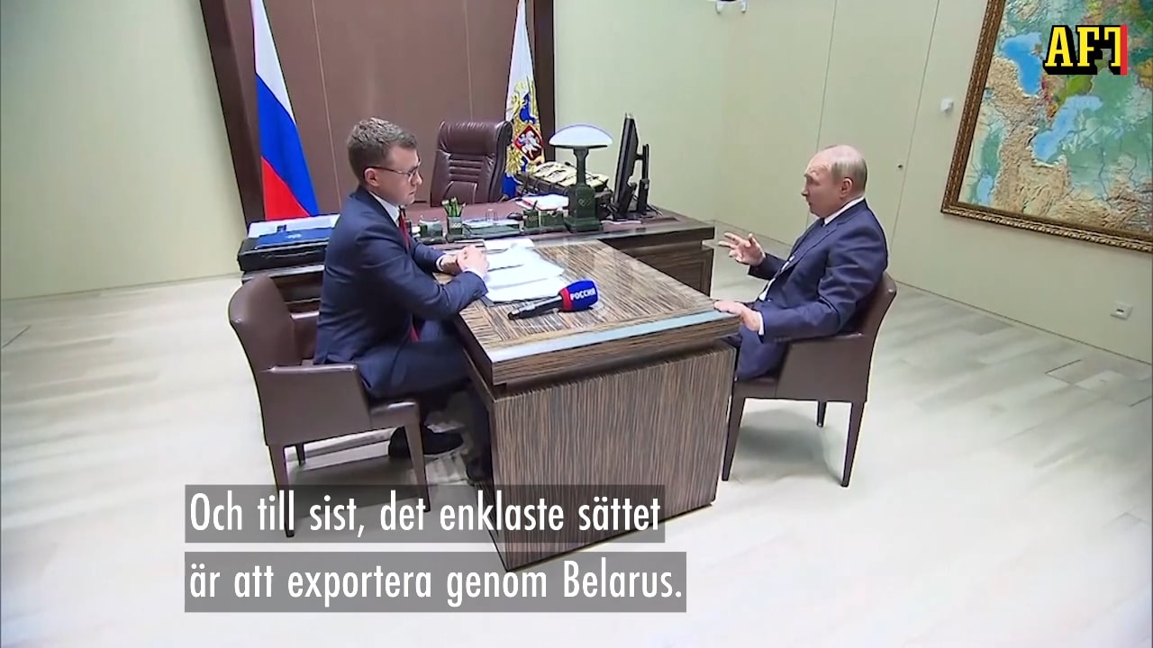 Putin om matkrisen: ”Skicka spannmål genom ryska hamnar eller Belarus”