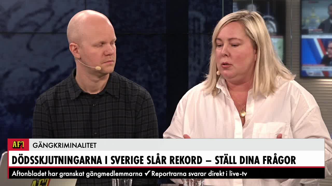 Se hela chatten om gängkriminalitet