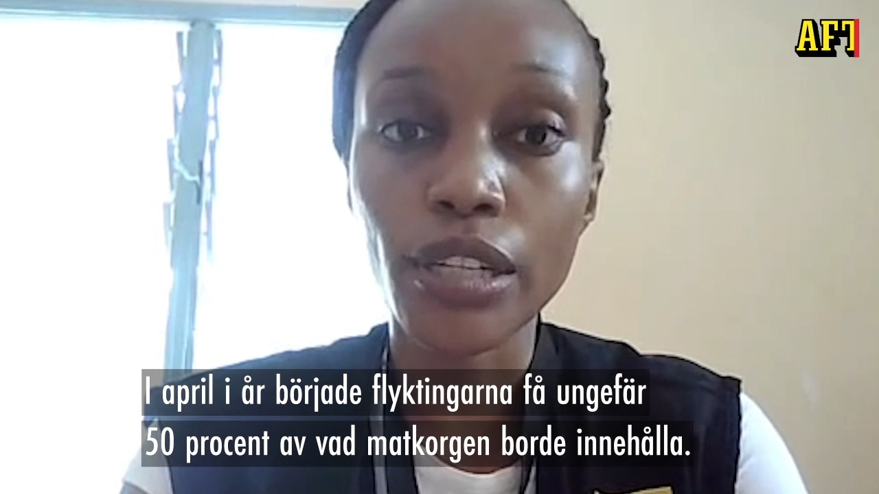 "Matransonerna flyktingarna får är inte tillräckliga"