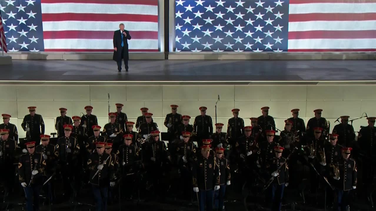 Se hela Trumps tal från konserten