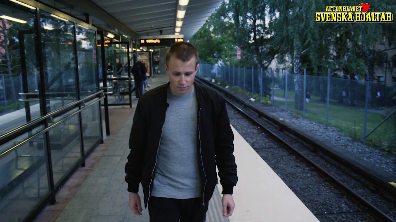 Ludwig stoppade dådet i tunnelbanan