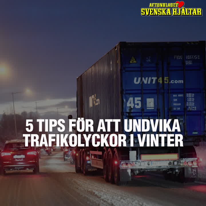 5 tips för att undvika trafikolyckor i vinter