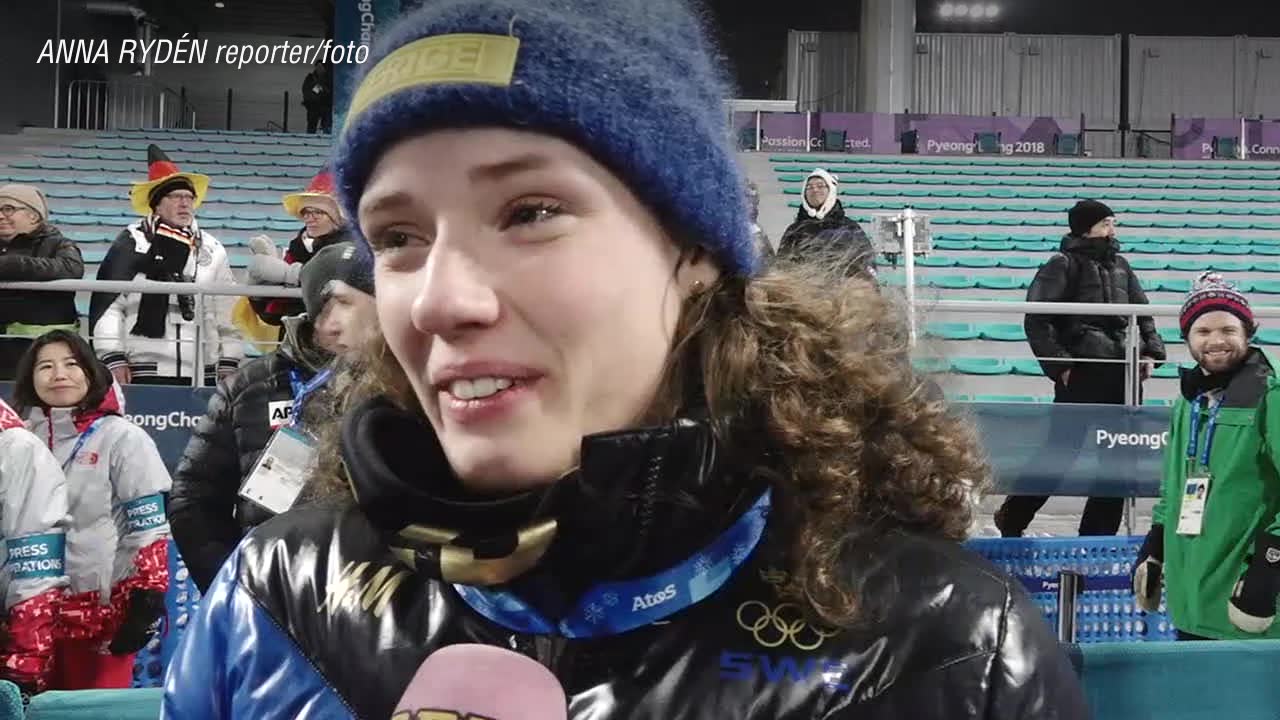 Öberg i tårar efter guldet: "Är jätterörd"