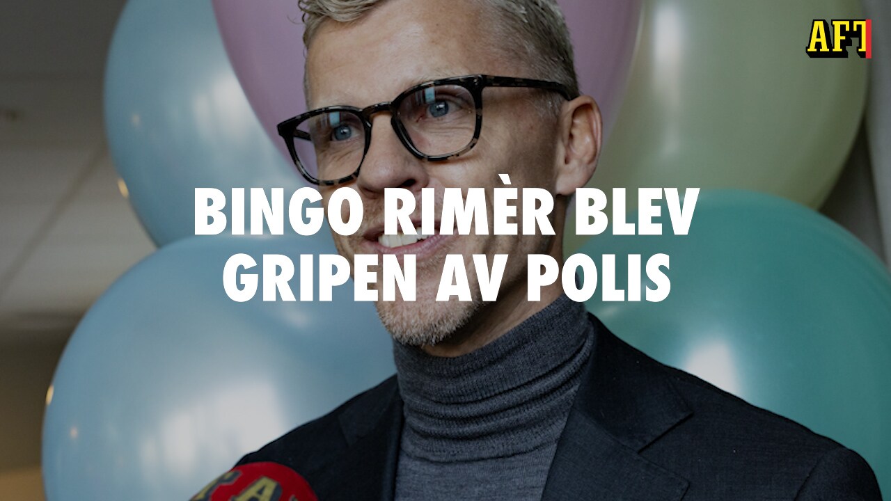 Bingo Rimér greps utanför SVT-huset