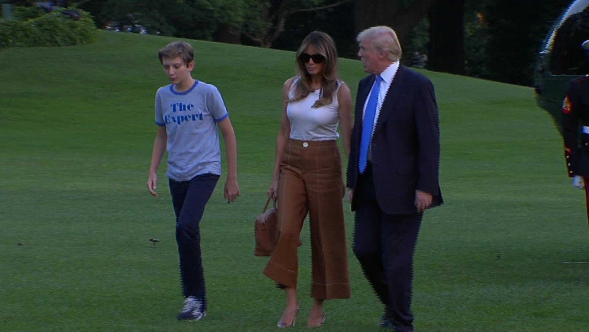 Här flyttar Melania Trump in i Vita huset