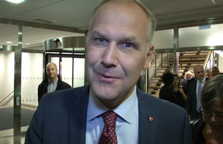 Jonas Sjöstedt efter kvällens partiledardebatt